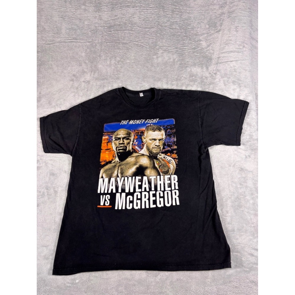 Mayweather Vs McGregor the Money Fight 2017 T Shirt Mens XL Black Boxing Mma